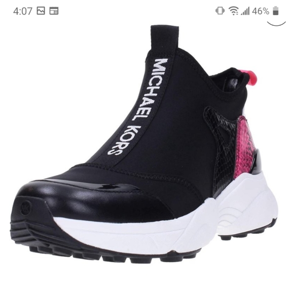 "New" Michael Kors Willow Slip On Scuba Sneakers - Picture 3 of 16